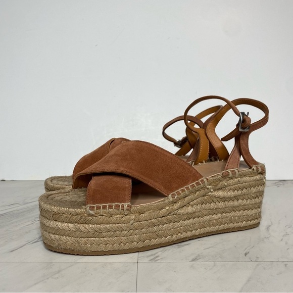 Rag & Bone Hera Brown Espadrille Wedge Sandal 40 10 - Picture 14 of 14